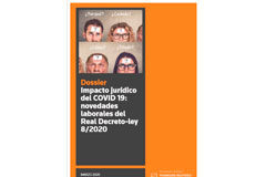 Dossier Impacto jurídico del COVID 19: novedades del Real Decreto-ley 8/2020 Dossier Impacto jurídico del COVID 19: novedades del Real Decreto-ley 8/2020