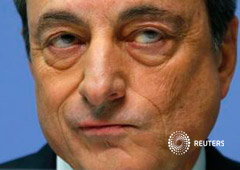 El presidente del BCE, Mario Draghi, durante una rueda de prensa el 4 de diciembre de 2014