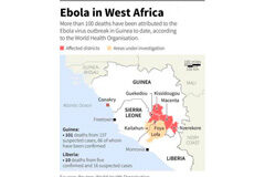 Sierra Leona cierra fronteras y escuelas para luchar contra el ébola Un gráfico sobre el brote de ébola en África Occidental