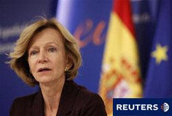 la ministra en una rueda de prensa tras el Consejo de Ministros del 28 de mayo en el Palacio de la Moncloa en Madrid. la ministra en una rueda de prensa tras el Consejo de Ministros del 28 de mayo en el Palacio de la Moncloa en Madrid.