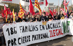 El cementerio de las empresas en concurso seguirá creciendo en 2010: llegó el turno de otros sectores Manifestación por cierres de empresas