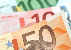 Euros en billetes