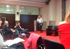 Un momento de la presentación Un momento de la presentación