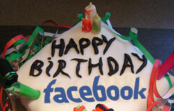 Facebook cumple 6 años y Legal Today se une a la fiesta Una tarta de cumpleaños para facebook