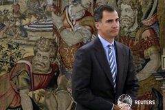 Felipe VI inaugurará mañana el X Congreso de las Academias Jurídicas de Iberoamérica El rey Felipe en el palacio de la Zarzuela, Madrid, 29 de enero de 2016