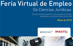 Se abre la veda ¡Busca y captura empleo especializado en una Feria on line! Cartel de la Feria Virtual de Empleo.