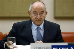 El Banco de España no descarta más medidas de austeridad Fernández Ordóñez en el Congreso el 5 de octubre de 2010.