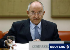 Fernández Ordóñez en el Congreso el 5 de octubre de 2010.