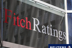 Fitch advierte de probable rebaja a seis países de la eurozona Una foto de la sede de Fitch en Nueva York en mayo de 2010