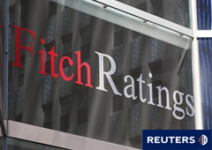 Una foto de la sede de Fitch en Nueva York en mayo de 2010