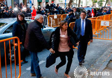 El Supremo decreta prisión eludible para Forcadell con fianza de 150.000 euros Carme Forcadell, presidenta del Parlamento catalán, llega al Tribunal Supremo, Madrid, 9 de noviembre de 2017