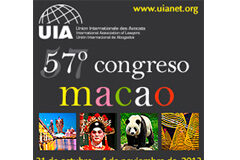 Macao será la sede del 57ª congreso anual de la Unión Internacional de Abogados Foto Cartel Macao