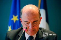 Francia cae en una recesión poco profunda El ministro francés de Finanzas, Pierre Moscovici, en una conferencia de prensa en Washington, el 20 de abril de 2013