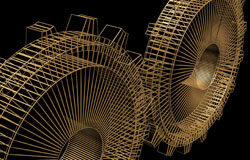 La reforma en materia de fusiones y escisiones del Real Decreto Ley 9/2012 Unión de dos gráficos de ruedas.