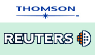 La Unión Europea y los Estados Unidos dan visto bueno a la fusión Thomson-Reuters logos de Thomson y de Reuters