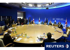 Los líderes del G-8 en la cumbre de Deauville el 26 de mayo de 2011.