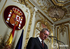 Ruiz-Gallardón anuncia su dimisión como ministro en Madrid el 23 de septiembre de 2014