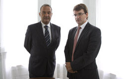 La Justicia hace sus reflexiones en Santander Jesús Chamorro y Rafael Lara en la UIMP