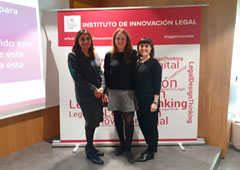 De izda a Drcha: María Jesús González-Espejo, Ana Medina y Edurne Lazkano (Thomson Reuters)