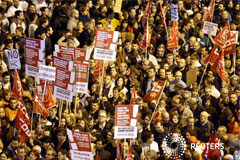 Discriminación en el descuento de salarios por huelga Huelga 14 de noviembre