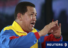 El presidente venezolano, Hugo Chávez, durante su programa semanal 