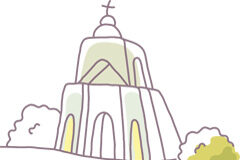 Los Testigos de Jehová deben cumplir la normativa de datos personales con los datos que recogen puerta a puerta Iglesia dibujo