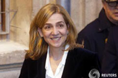 La infanta Cristina se desvincula de la gestión de Aizoon ante el juez La infanta Cristina se desvincula de la gestión de Aizoon ante el juez