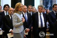 El juez del caso Nóos pregunta a las partes si imputa a la infanta La infanta en un acto en el Palacio Real el 20 de junio de 2013