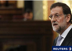 Rajoy ofrece su discurso de investidura en el Congreso de los Diputados en Madrid