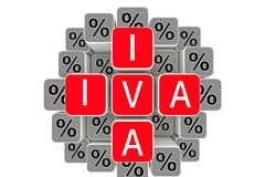 El IVA del comercio intracomunitario de bienes será más simple a partir de enero Palabra IVA rodeada de %