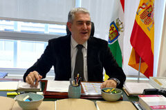 “He vuelto a La Rioja por la ‘puerta del servicio’ para trabajar en firme en la mejora del funcionamiento de la Justicia” Javier Marca Matute