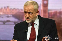 Parlamento británico previsiblemente vote a favor de ataques aéreos en Siria El líder del Partido Laborista, Jeremy Corbyn, en una entrevista con la BBC el 29 de noviembre de 2015