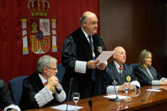El presidente del TSJN afirma que “el obligado cumplimiento de las sentencias es una de las mayores garantías del Estado de Derecho” Joaquín Galve