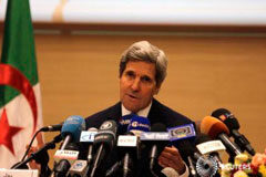 EEUU estudia si mantiene su rol en negociación de paz en Oriente Próximo John Kerry