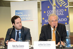 “El arbitraje puede resolver el exceso de judicialización en conflictos mercantiles” Pablo Poza y José Manuel García Collantes