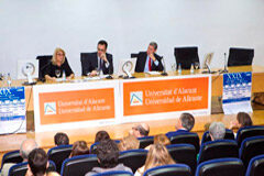 Las Jornadas de Alicante sobre Economía Española debatieron sobre emprendimiento y crisis Momento de la jornada