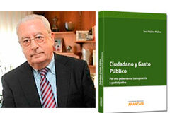 Se presenta el libro ‘Ciudadano y gasto público’ Jose Molina y portada de su libro