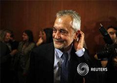 el presidente andaluz, José Antonio Griñán, en Sevilla