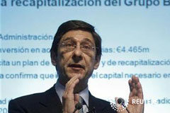 El Gobierno estudiaría suscribir ampliación de BFA con deuda El presidente de Bankia, José Ignacio Goirigolzarri, durante una rueda de prensa en Madrid