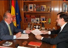 Juan Carlos I, Rey de España y Mariano Rajoy
