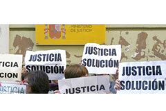 La fuerza de la Justicia Abogados pidiendo justicia.