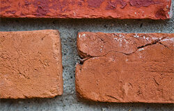 El ladrillo se decanta por el arbitraje Un trozo de pared de ladrillos