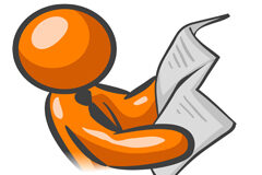 ¿En qué se han fijado nuestros lectores durante el mes de mayo? Un muñeco naranja leyendo un periódico
