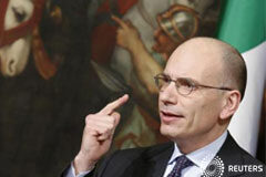 Letta dimitirá como primer ministro tras perder el apoyo de su partido Letta dimitirá como primer ministro tras perder el apoyo de su partido