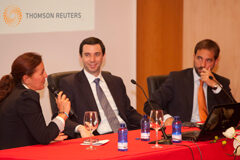Thomson Reuters expande su presencia en España con una Adquisición en el ámbito legal De Izquierda a Derecha: Montaña Benavides, Adrian Fognini y Daniel Tejada