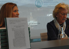 Blanca Ramon y Elisa Viscarret (autora de la obra)