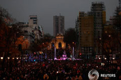 Histórica movilización por la igualdad en la primera huelga feminista de España Parte de una manifestación feminista en Madrid, el 8 de marzo de 2018