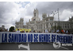 Manifestación en Madrid, el 19 de mayo de 2013