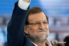 El PP se afianza antes del 20D; PSOE y C’s caen y Podemos sube: sondeos el presidente de Gobierno, Mariano Rajoy, en un acto de la campaña electoral en Las Rozas, cerca de Madrid, el 13 de diciembre de 2015