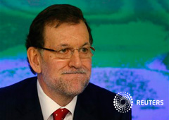 Rajoy en la reunión del comité ejecutivo nacional celebrado el 21 de enero en Madrid